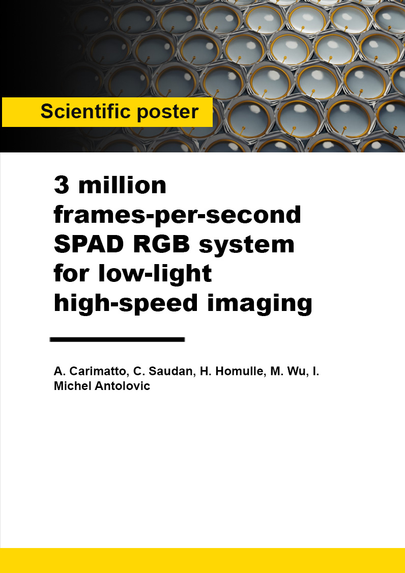 Scientific poster: 3 million frames-per-second SPAD RGB system for low-light high-speed imaging